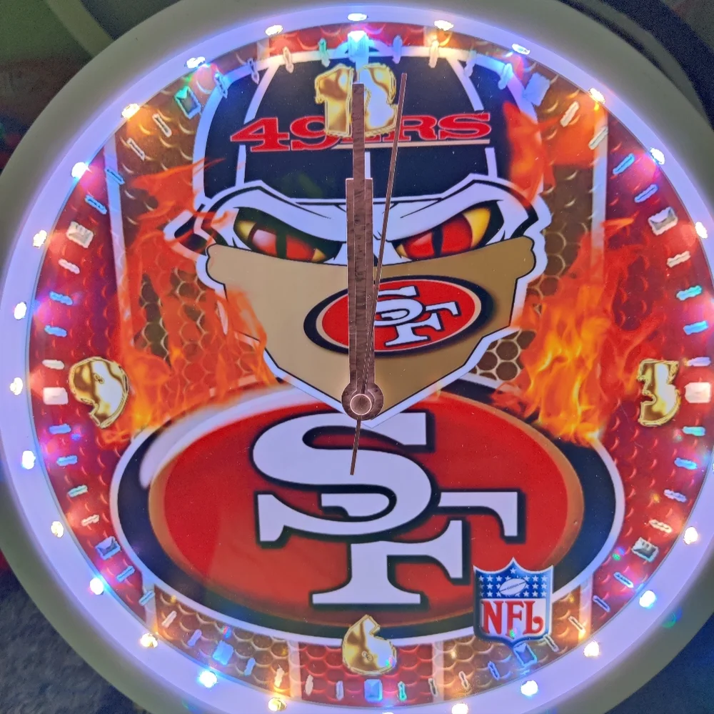 49ers led clock